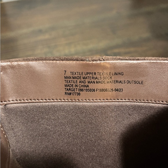 Target Brown Textile Upper Footwear - Picture 5 of 5